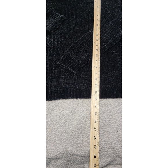 Michael Kors Women's Large Black Long Sleeve Turtleneck Sweater - Picture 10 of 14